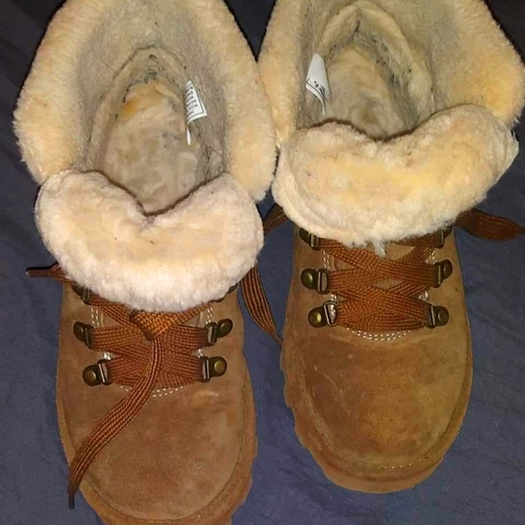 BearPaw Shoes Bearpaw Marta Lace Up Boots Poshmark